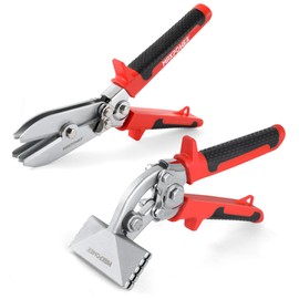 MAXPOWER Sheet Metal Hand Seamer, 5-Blade Pipe Crimper & 3" offset Bender