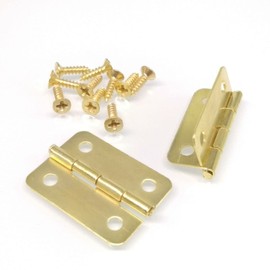 50x Mini Jewelry Chest Gift Wine Music Box Dollhouse Cabinet Door Hinge The Best Tool