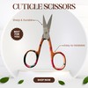 Nail Scissors, Professional Cuticle Scissors, Extra Strong Curved Manicure Scissors,