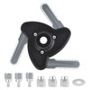 Toussaint 3-Blade Trimmer Head for Gas Powered Weedwacker Universal Weed