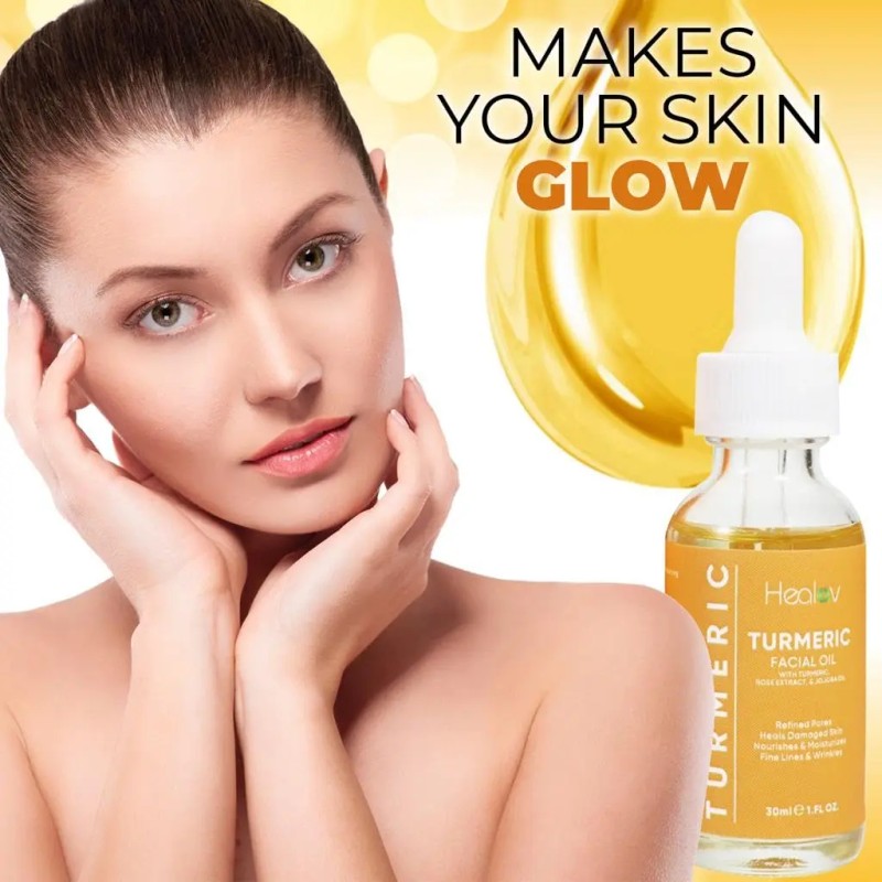 Suero De Cúrcuma Para Rostro Y Cuerpo, Suero Iluminador De