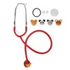 Stethoscope, Kid Friendly Real Working Stethoscope with 5 Interchangeable Cartoon Heads, Professional Stethoscope for Doctors, Nurses, Clinicians Med Students and Home Use