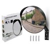 KOBSAINF 12 Inch Convex Mirror Outdoor with Adjustable Wall Fixing