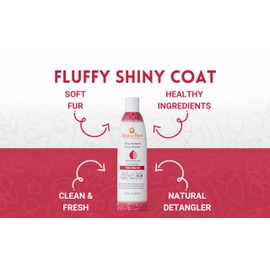 Aroma Paws Dog Shampoo and Conditioner - Aromatic Tearless Shampoo for Cleansing, Grooming, and Conditioning - Moisturizing Anti Itch Shampoo for Dogs and Puppies - Pomegranate Cucumber 13.5 oz