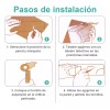 MARZSEFLO Porta Escobas Organizador De Escobas 5 Espacios Y 6