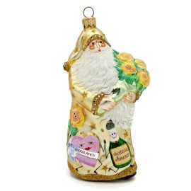 Patricia Breen Oh You Shouldn't Have Gold Santa Spring Easter Holiday Ornament