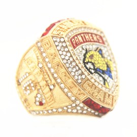 FLA 2023 Ice Hockey World champions Panthers Replica ring with Bamboo box (9)