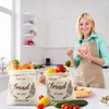 Vesici 8 Pcs Large Linen Bread Bag for Homemade Bread