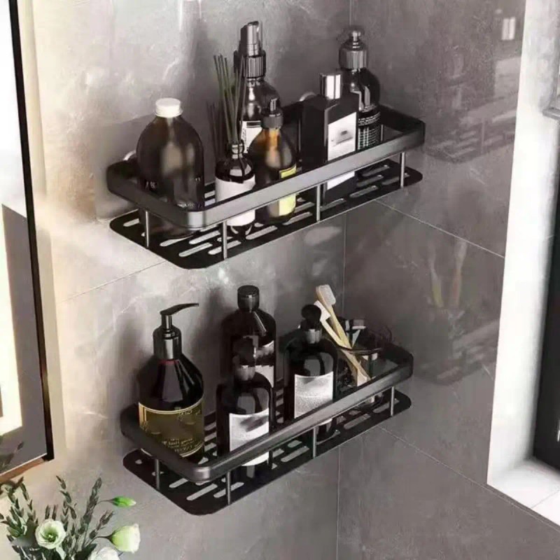Bathroom Shelf – No Drill Design, Easy Storage for Shampoo