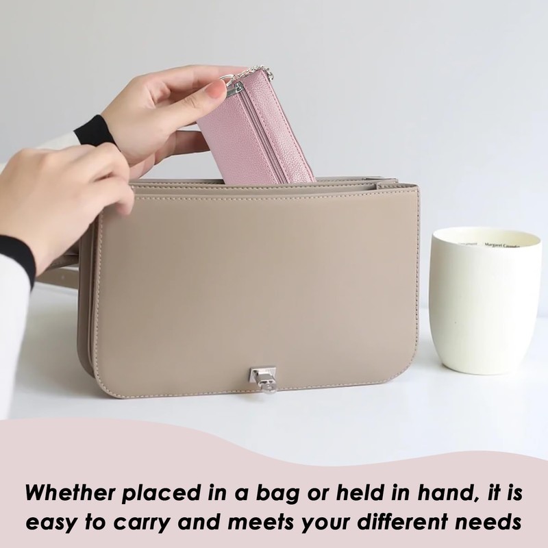 2-Piece Mini Purse, PU He Purse, Stylish and Simple Wallet,