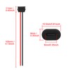 XIITIA 8pcs Type-C Female Chassis Waterproof 2P Solder Wire Type
