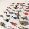 VICDUEKG 40 Pieces Model Figures Various Standing Figures Passers-by Track