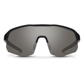 Suncloud Cadence Polarized Sunglasses – 100% UV Protection – Comfortable Fit, Trendy Design – for Men & Women – Matte Black + Polarized Gray Lenses