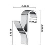 HEATGENE ABS Y-Shaped Hooks - Chrome, Compatible Liquid Filled Smart