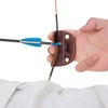 Namvo Cow Leather Archery Finger Tab For Recurve Bows Hunting