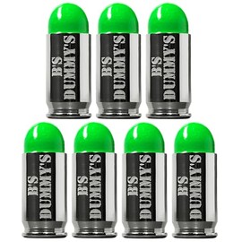 B's Dry Fire Snap Caps - A.K.A. B's Dummy's - Dummy 380 Auto Training Caps (7 Pack) (Green Nickel)