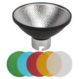 For AD M Standard Reflector Beauty Dish with 5 Color Filters Soft Diffuser for Godox AD200 AD200Pro AD360II Flashes