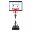 Unbranded 31"x22" Portable Swimming Pool Transparent Backboard Basketball Stand Adjustable