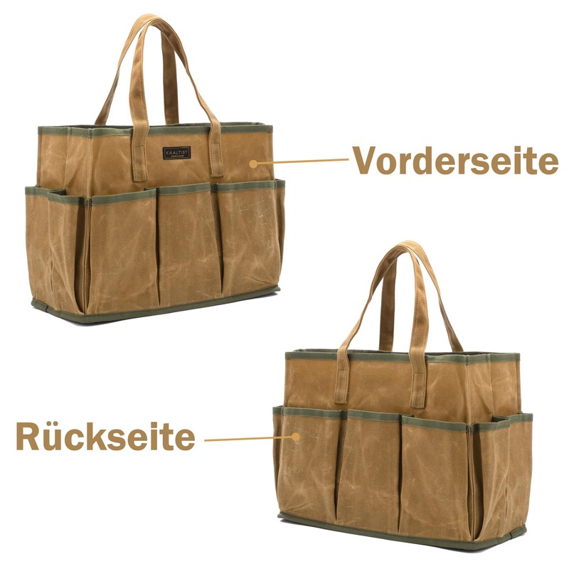 Tool Bag | 16OZ Waxed Canvas Tool Tote Bag, 1