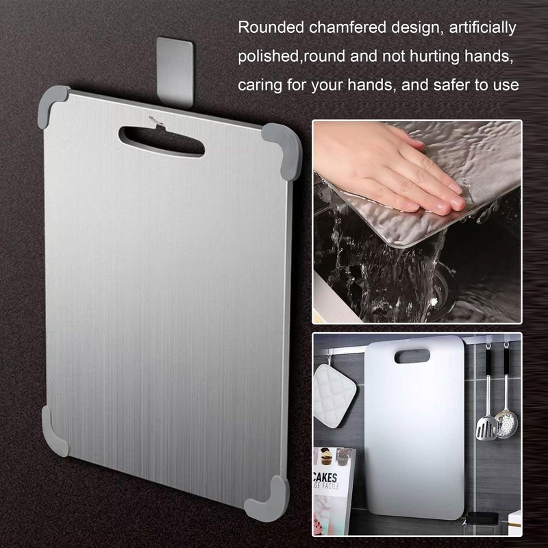Titanium Cutting Board, 2026 New Upgrade 100% Pure Titanium Cutting