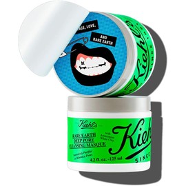 Kiehl's Christmas, Rare Earth Mask, Mascarilla Limpiadora de Poros Edición Especial, Limpia los Poros en Solo 10 Minutos, Con Arcilla Blanca Amazónica y Aloe Barbadensis, 125 ml
