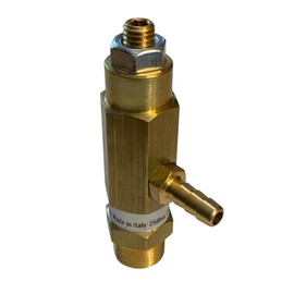 Sellerocity Italian Made Brass Construction 3/8 NPT-M Pressure Washer Relief Valve, Protects Pumps by Automatically Releasing Excess Pressure