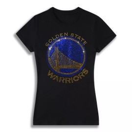Golden State Warriors Rhinestone T-shirt - S