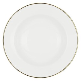 LA PORCELLANA BIANCA - Piatto Fondo Falda in porcellana, diametro 25cm, collezione Maestà