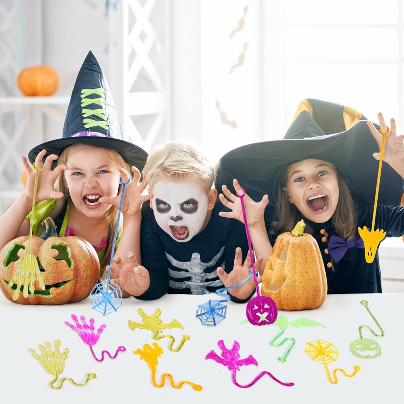 LEMESO ハロウィン 景品 おもちゃ ペタペタおもちゃ 35個入 粘着おもちゃ お祭り イベント 縁日