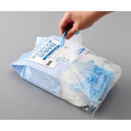 System Polymer Stocking Drainage Bag, Triangular Corner, Drain Type, 11.8 x 11.8 inches (30 x 30 cm), White, 100 Sheets ZTSN-1