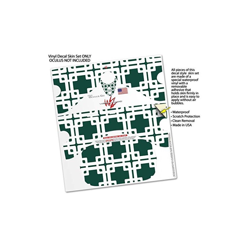 Decal Style Skin Wrap Compatible with Oculus Go Headset -