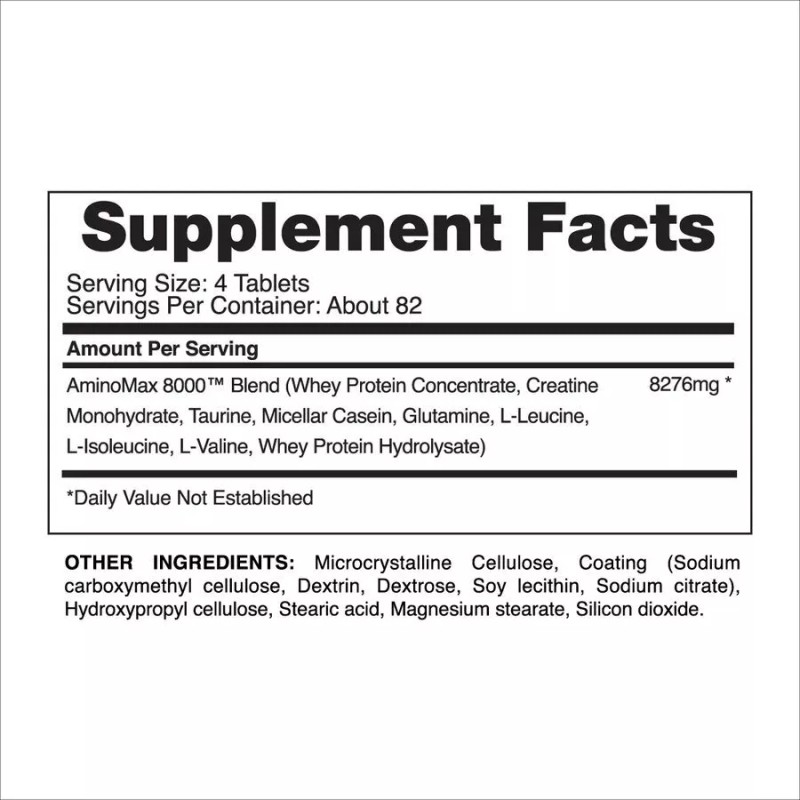 Gaspari Nutrition Aminoácidos Gaspari Nutrition Amino Max 8000 325 Tabletas