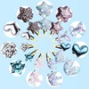 VEGCOO 10 Pairs Girls Hair Clips, Star/Crown/Heart/Butterfly Shaped Hair Pins,