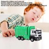Garbage Truck Toy, 1:50 Pull Back Alloy Waste Management Recycling