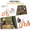 Rescue Scissors, Trauma Scissors, 6-in-1 Foldable Trauma Scissors, Emergency Scissors,