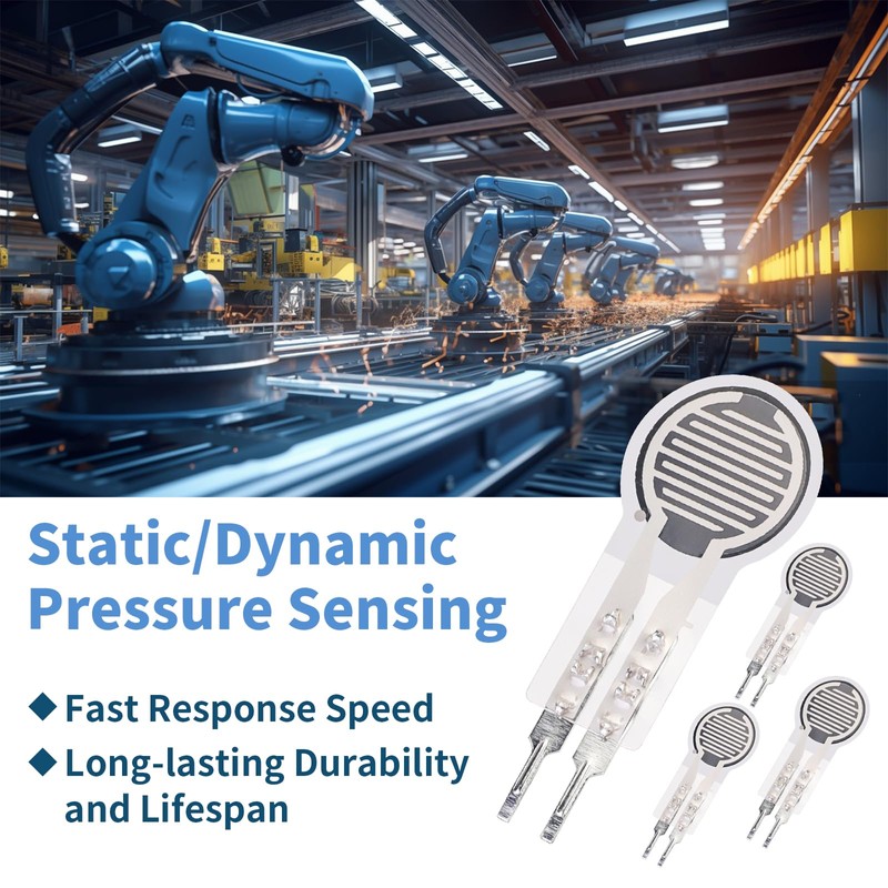 4Pcs Thin Film Pressure Sensor 20g-2Kg High Sensitivity Force Sensitive