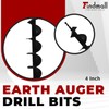 findmall Earth Auger Drill Bits 4" 6" 8" 10" 12"