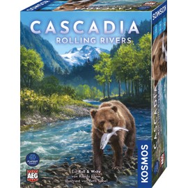 KOSMOS 684747 Cascadia Rolling Rivers, Family Game for 1-4 People from 10 Years, Dice Game for Game of the Year 2022, Board Game