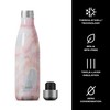 S'well Stainless Steel Water Bottle, 17oz, Geode Rose, Triple Layered