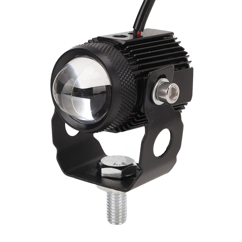 Pair Motorcycle LED Spotlight High Low Beam Yellow White Light