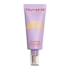 Tower 28 SunnyDays SPF 30 Tinted Sunscreen + Foundation - For Sensitive Skin - Mineral Sunscreen, Broad Spectrum UVA/UVB Sun Protection:_15 Melrose