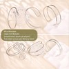 Tressora Boho Coil Arm Cuff Set - Adjustable Minimalist Bangles