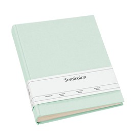 Semikolon 361765 Classic Medium Photo Album - 21.6 x 25.5 cm - 80 Pages Cream for 160 Photos - Moss Pastel Green