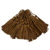 Makhry 100pcs 13cm/5 Inch Silky Floss Bookmark Tassels with 2-Inch