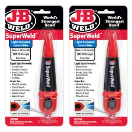 J-B Weld J-B Weld Light-Activated Superglue, Clear, 5g, 2-Pack
