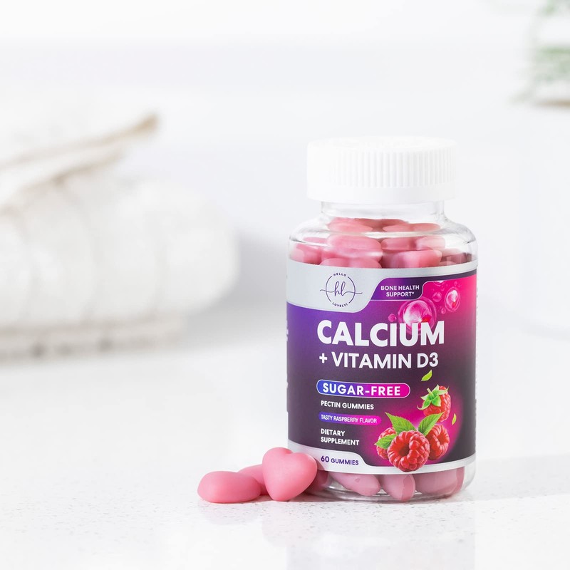 Calcium Supplements for Women - Sugar Free Calcium Gummies with