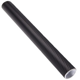 3D Vinilo De Fibra De Carbono Automotriz,Vinil Coche Calefacción,Impermeable,Sin Burbujas,para Interior y Exterior Automóvil,Motocicleta,Manijas,Parachoques,Portátil,Gamepad (30x300CM_Negro)