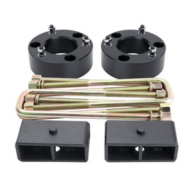 3"F+2"R Full Lift Kits for 2007-2020 Chev-y Silverado 1500 G/MC Sierra 1500 2WD/4WD，KSP 3 inch Front Leveling Kit and 2 inch Rear Lift Block