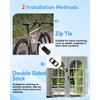Cruxer Bike Alarm Remote Motion Sensor System, Motorcycle Alarm with