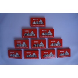 LORD RAZORS 50 Asco Super Stainless Double Edge Safety Razor Blades